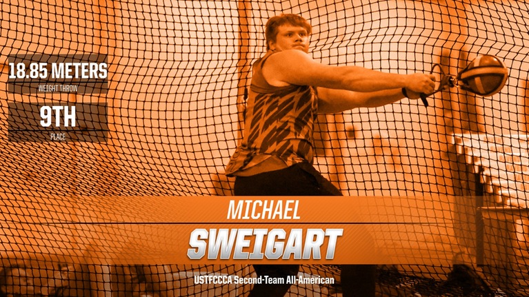 Sweigart Claims Ninth in Weight Throw at Nationals