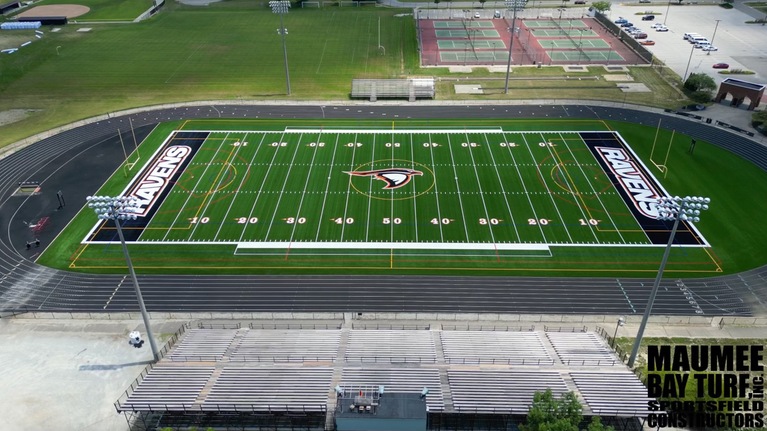 Anderson Installs New Synthetic Turf for Macholtz Stadium