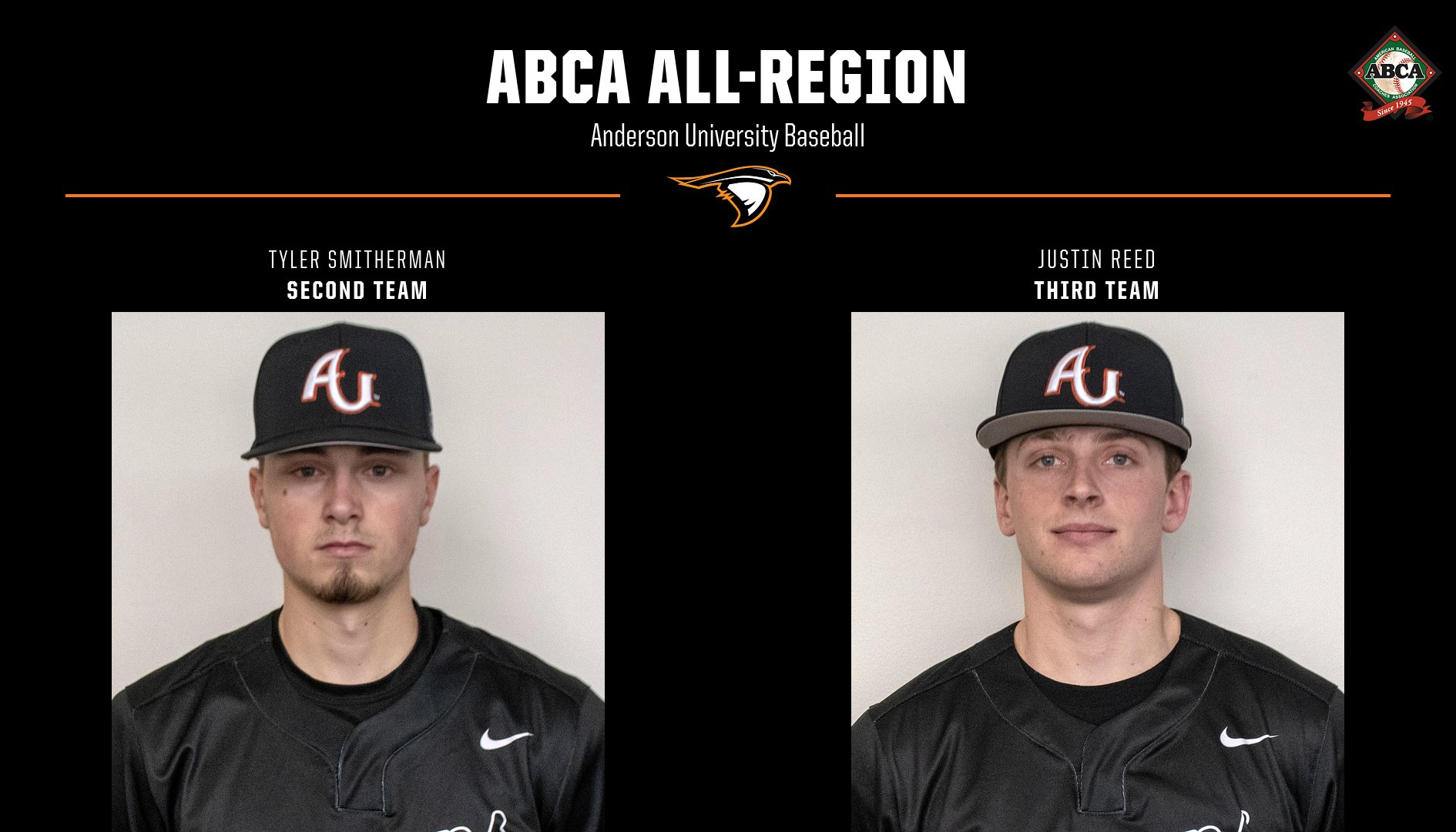 Smitherman, Reed Earns ABCA All-Region Honors