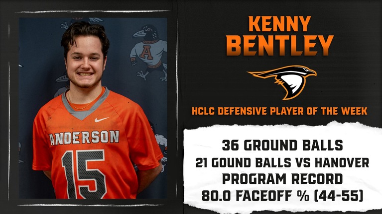 Bentley Tabbed HCLC Defensive Player of the Week