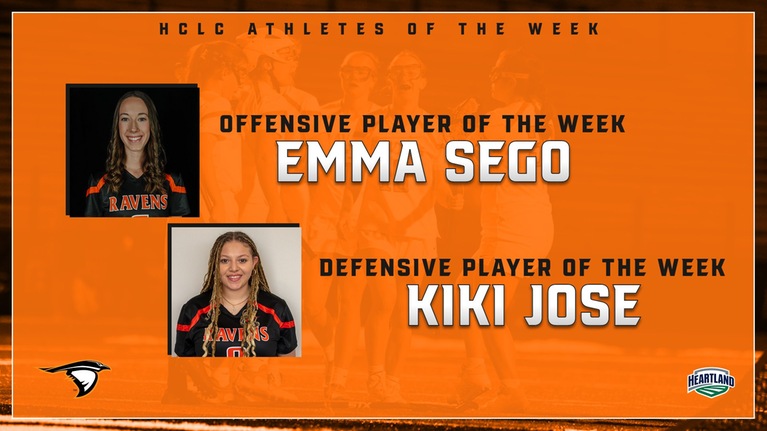 Sego, Jose Named HCLC Athletes of the Week