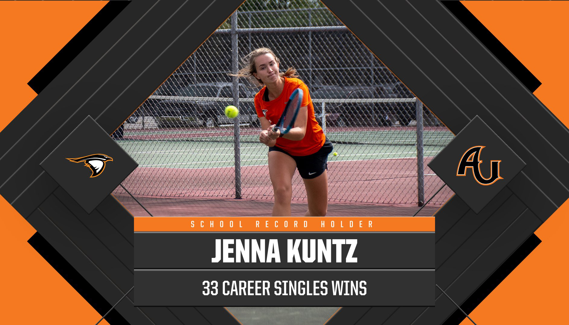Kuntz Breaks Singles Wins Record