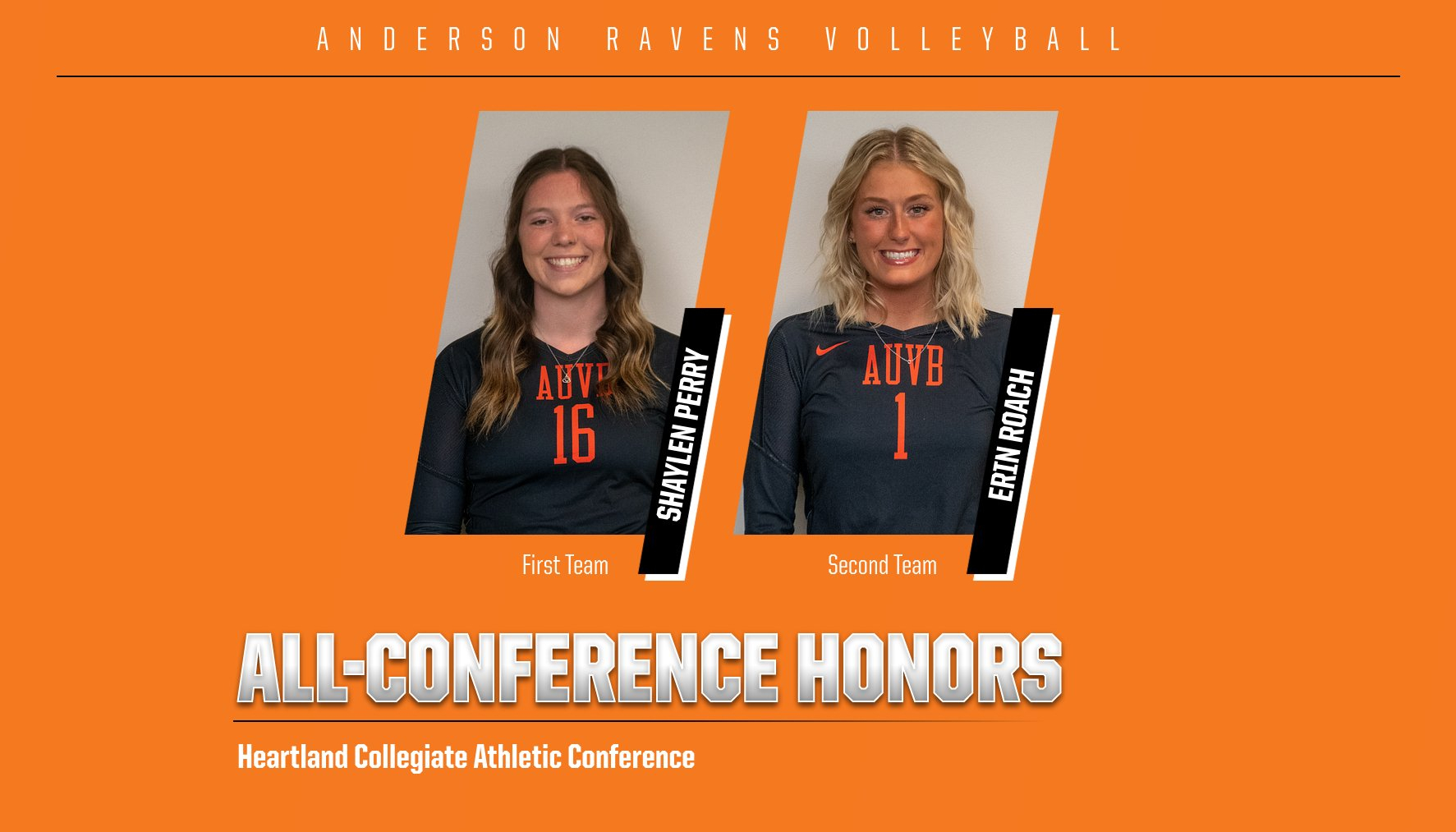 Perry, Roach Garner All-Conference Honors